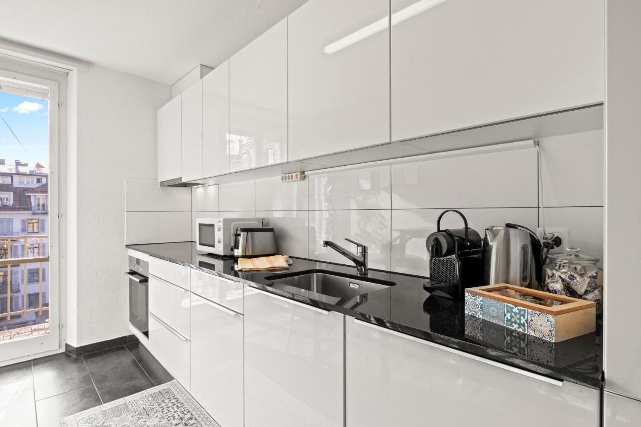 Central Bright & Cozy Apartments Lucerne Bagian luar foto